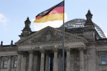 El parlament alemany, el Bundestag, a Berlín.