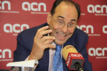 L'eurodiputat Alejo Vidal-Quadras, durant l'entrevista a l'ACN.