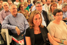 Pere Navarro, Carme Chacón, Teresa Cunillera i Antoni Balmón, al Comitè Federal del PSOE