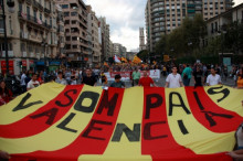 Manifestació 9-O al País Valencià