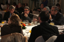 Alberto Fernández, Enric Millo i Celestino Corbacho han assistit a l'esmorzar de José Domingo organitzat per Forum Europa
