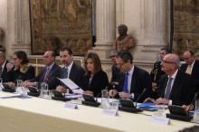 La reunió anual de la Fundació Príncep de Girona celebrada a Madrid ha estat presidida pels reis espanyols