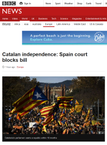 Els mitjans internacionals esperen la reacció que arribi de Catalunya