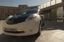 cotxe electric, guardia civil, policia