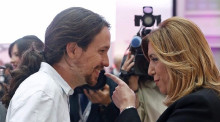 Pablo Iglesias i Susana Díaz