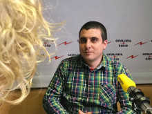 Quim Arrufat, en un moment de l'entrevista a Catalunya Ràdio
