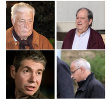 Els principals imputats del cas Pretòria, Macià Alavedra , Lluís Prenafeta, Bartomeu Muñoz i Luis Andrés García Sáez (Luigi)