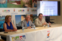 L'alcalde de Salou, Pere Granados, durant la presentació del Festival Internacional de Música Costa Daurada