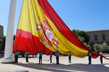 Una bandera espanyola, en una imatge d'arxiu