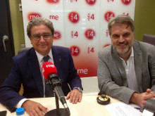 Enric Millo als estudis de Ràdio 4 RNE