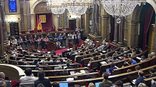 Imatge del Parlament de Catalunya aquest dimecres