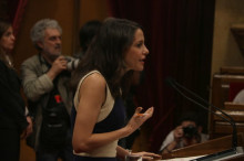 Pla mig de la presidenta del grup parlamentari de Cs, Inés Arrimadas