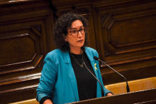 Marta Rovira compareix al ple del Parlament