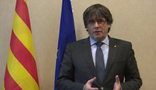 El president Carles Puigdemont envia un missatge el divendres 10 de novembre