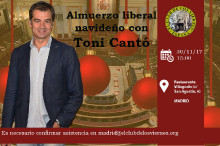 El cartell que anunciava el dinar amb Toni Cantó