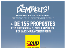 Captura de la portada del programa electoral de la CUP pel 21-D