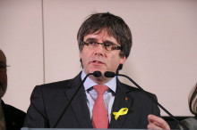 El president Carles Puigdemont, cap de llista de JxCat