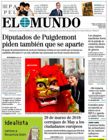 La portada d'aquest divendres 'El Mundo'