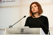 Pla mig de la portaveu de Catalunya en Comú-Podem, Elisenda Alamany