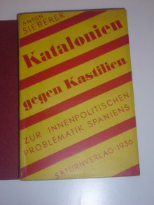 Portada del llibre "Katalonien genen Kastilien"