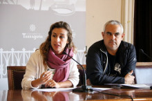 Pla mig dels regidors de la CUP de Tarragona, Laia Estrada i Jordi Martí