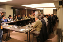 Reunió del grup parlamentari de Junts per Catalunya a Brussel·les