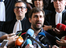 El conseller destituït pel govern espanyol Toni Comín valora el rebuig de l'extradició després de la vista judicial al Palau de Justícia de Brussel·les
