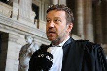 L'advocat Christophe Marchand conversa amb l'ACN el 22 de juny del 2018 al Palau de Justícia de Brussel·les