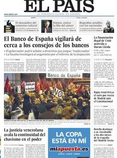 El País: "El finançament i·legal d'Unió acorrala Duran i Lleida".