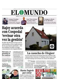 El Mundo: "Rajoy acorda amb Cospedal revisar una altra vegada la gestió"