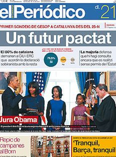 El Periódico: "Un futur pactat"