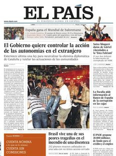El País Rajoy està enllestint una llei per a neutralitzar l'ofensiva diplomàtica de Catalunya i tutelar les actuacions de les comunitats.