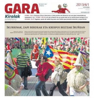 L’estelada al diari GARA, de la basquitis a la catalanitis