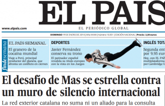 La portada de El País, una gran enganyifa “Cap líder mundial ha negat el dret dels catalans a decidir”