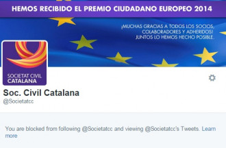 Societat civil catalana, ni civil, ni catalana, ni democràtica. Davant les veritats ells practiquen la censura i les amenaces.