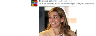 Bromes a la xarxa amb l’advertència del rei espanyol a Mas