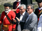 Artur Mas durant la commemoració del Tricentenari de la Batalla de Talamanca