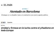 Editorials d'El País i El Mundo