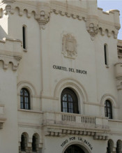 àliga franquista, caserna, bruc