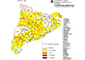 mapa catalunya risc incendi foc bosc forestals flames comarques
