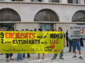 estudiants girona independentistes rei