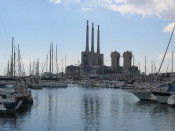 sant adria besos tres 3 xemeneies