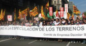 manifestació mercedes benz