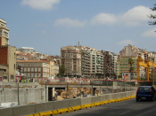 plaça lesseps barcelona obres
