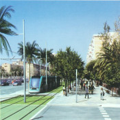 badalona platja passeig tramvia