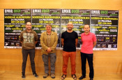 D'esquerra a dreta: Manel López, promotor del festival; Romà Casanovas, alcalde de Vallbona; Tommy Castillo, promotor del festival; i Raül Parramon, regidor de Joventut.