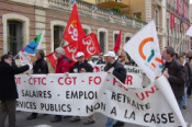 funcionaris manifestació perpinyà