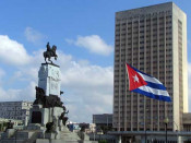 cuba, pais, illa, cubana, bandera, 