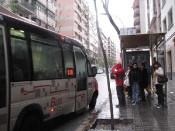 vaga bus barcelona autobus autorcar parada