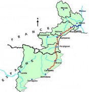 mapa aqueducte ronie riu frança catalunya